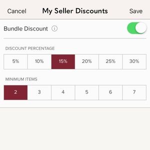 My Seller Discounts